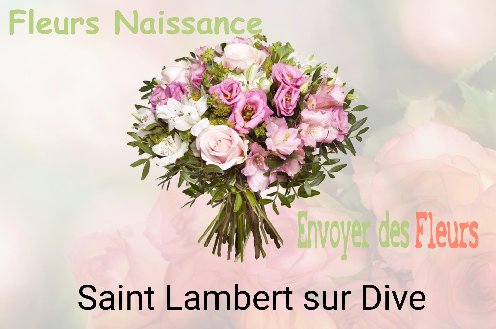 Bouquet de fleurs de naissance livré à Saint-Lambert-sur-Dive